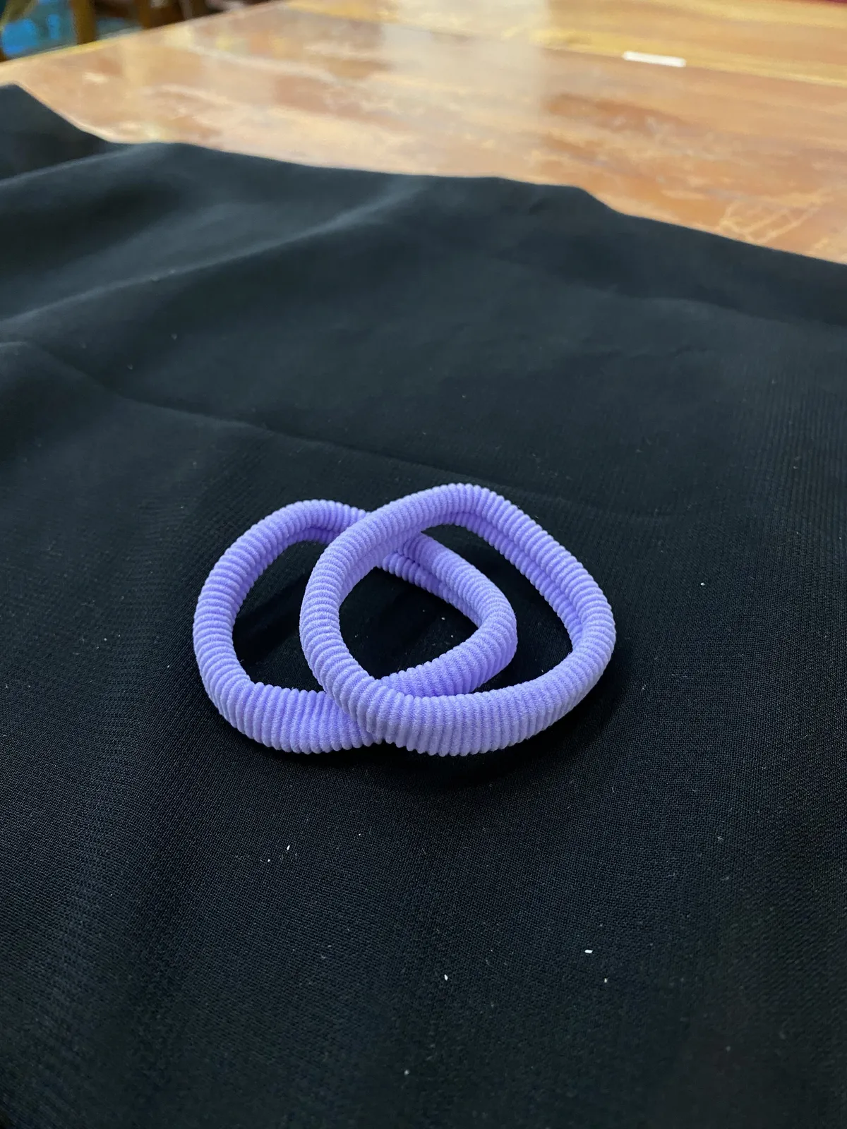 Ribbed Hair Bands Assorted Color Box thumbnail 10
