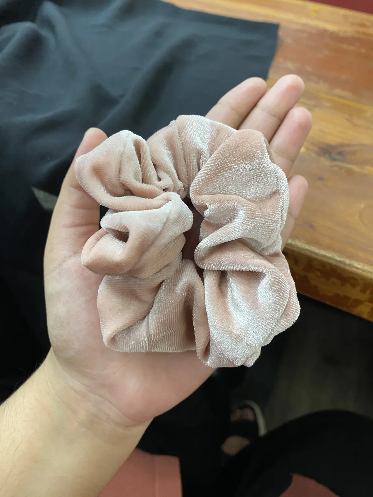 Silk-Style Scrunchie Hair Band - Assorted Colors thumbnail 5
